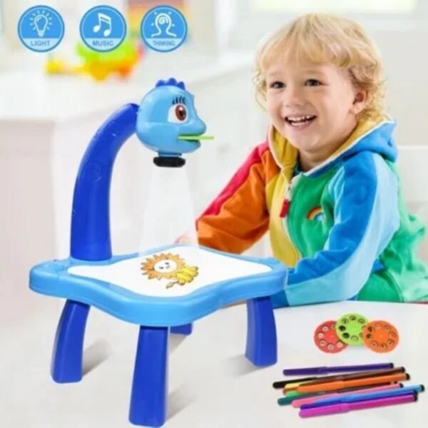 Mesa De Dibujo Para Niños Con Proyector